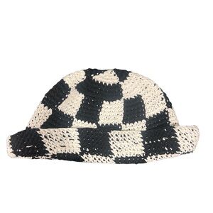 Nordstrom BP Black and White Checkered Bucket Hat